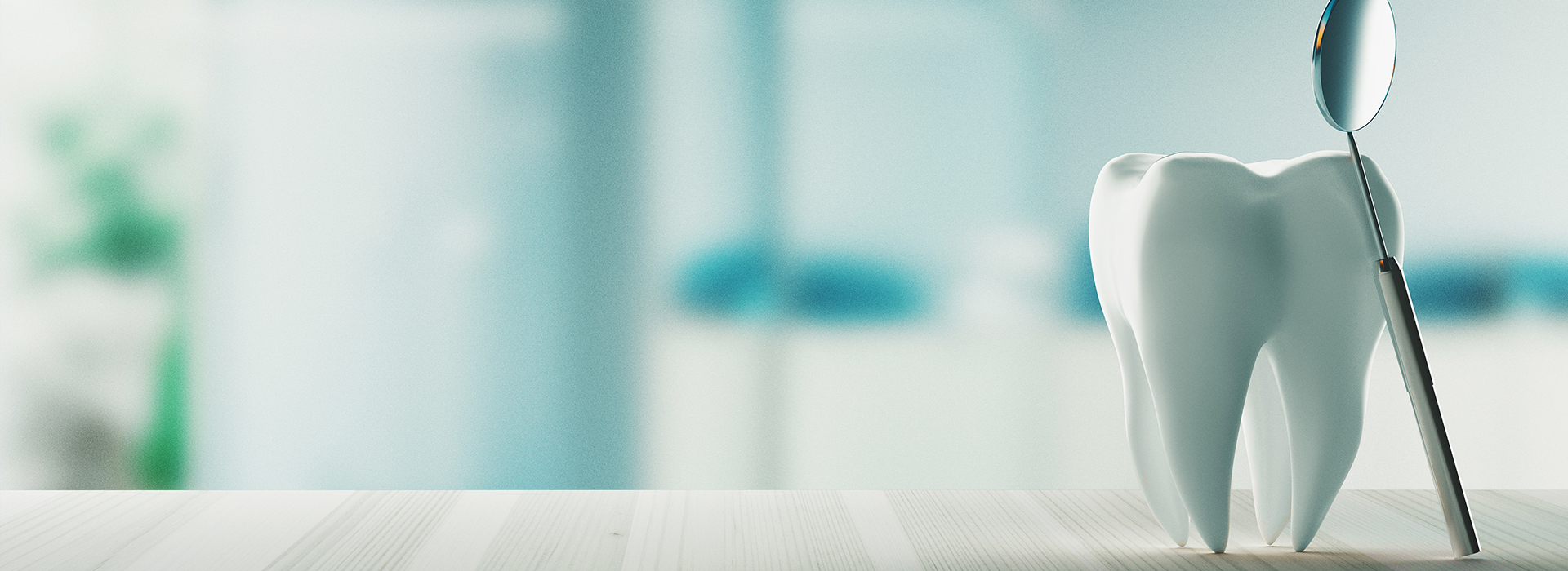 The image displays a close-up view of a toothbrush against a blurred background with a focus on cleanliness and dental hygiene.